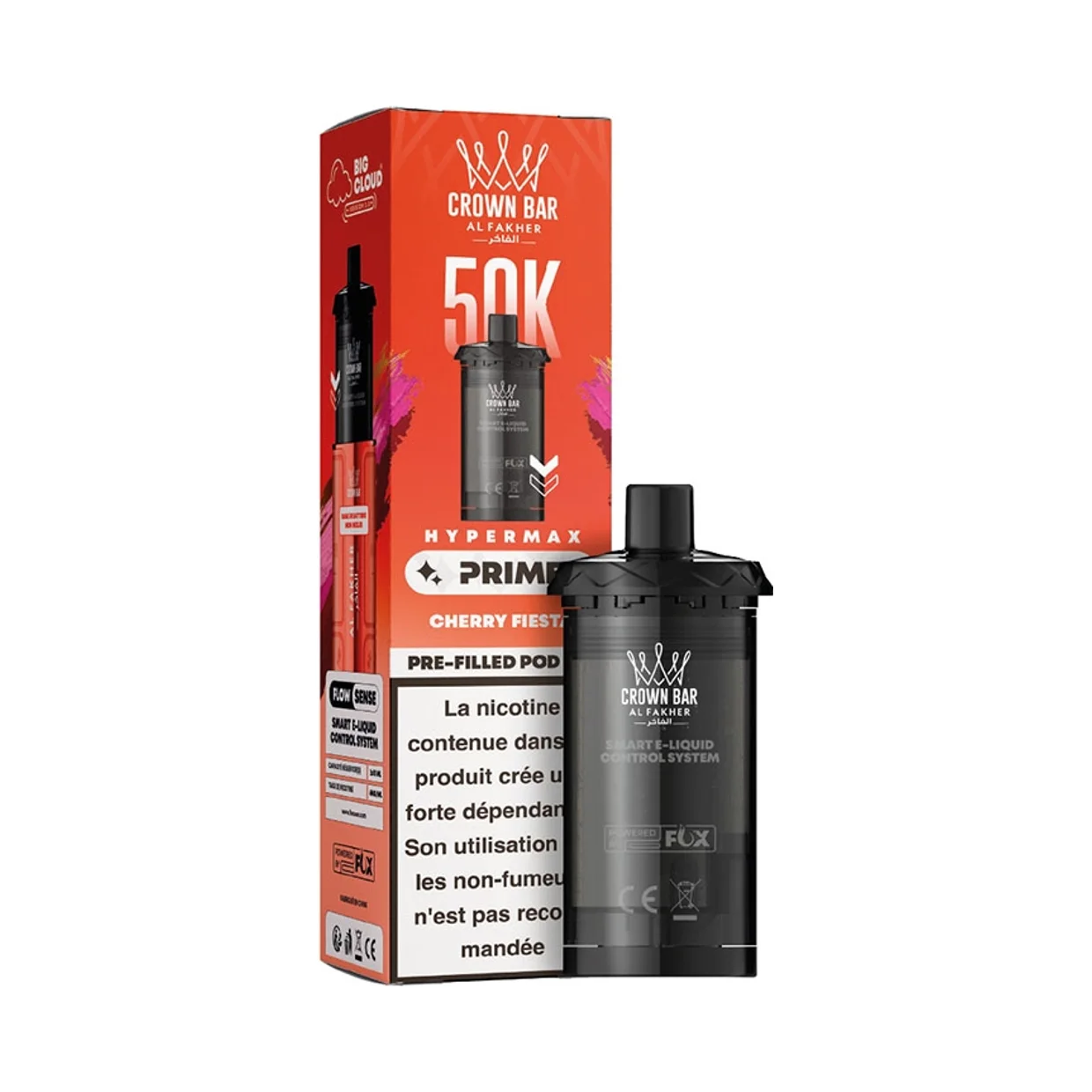 Al Fakher Crown Bar HyperMax 50K Prime Recharge